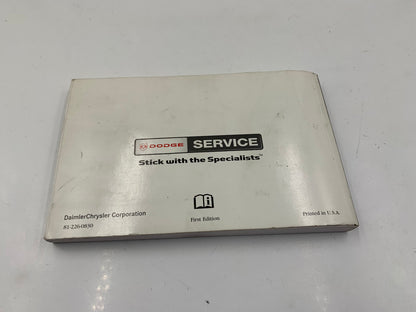 2008 Dodge Avenger Owners Manual Set with Case OEM E03B34023