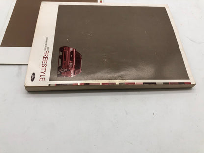 2005 Ford Freestyle Owners Manual Set with Case OEM B04B22036