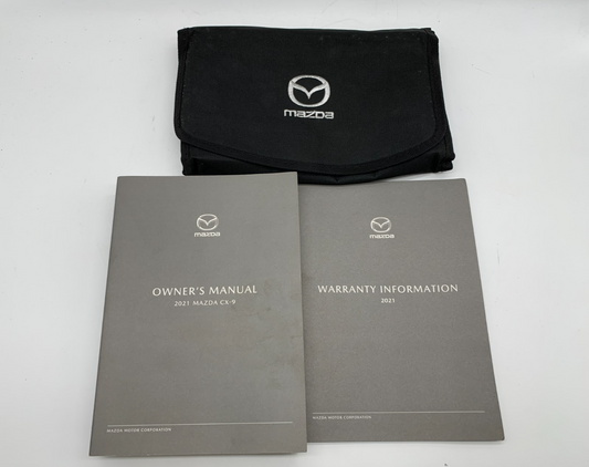 2021 Mazda CX-9 CX9 Owners Manual Set with Case OEM D03B68007