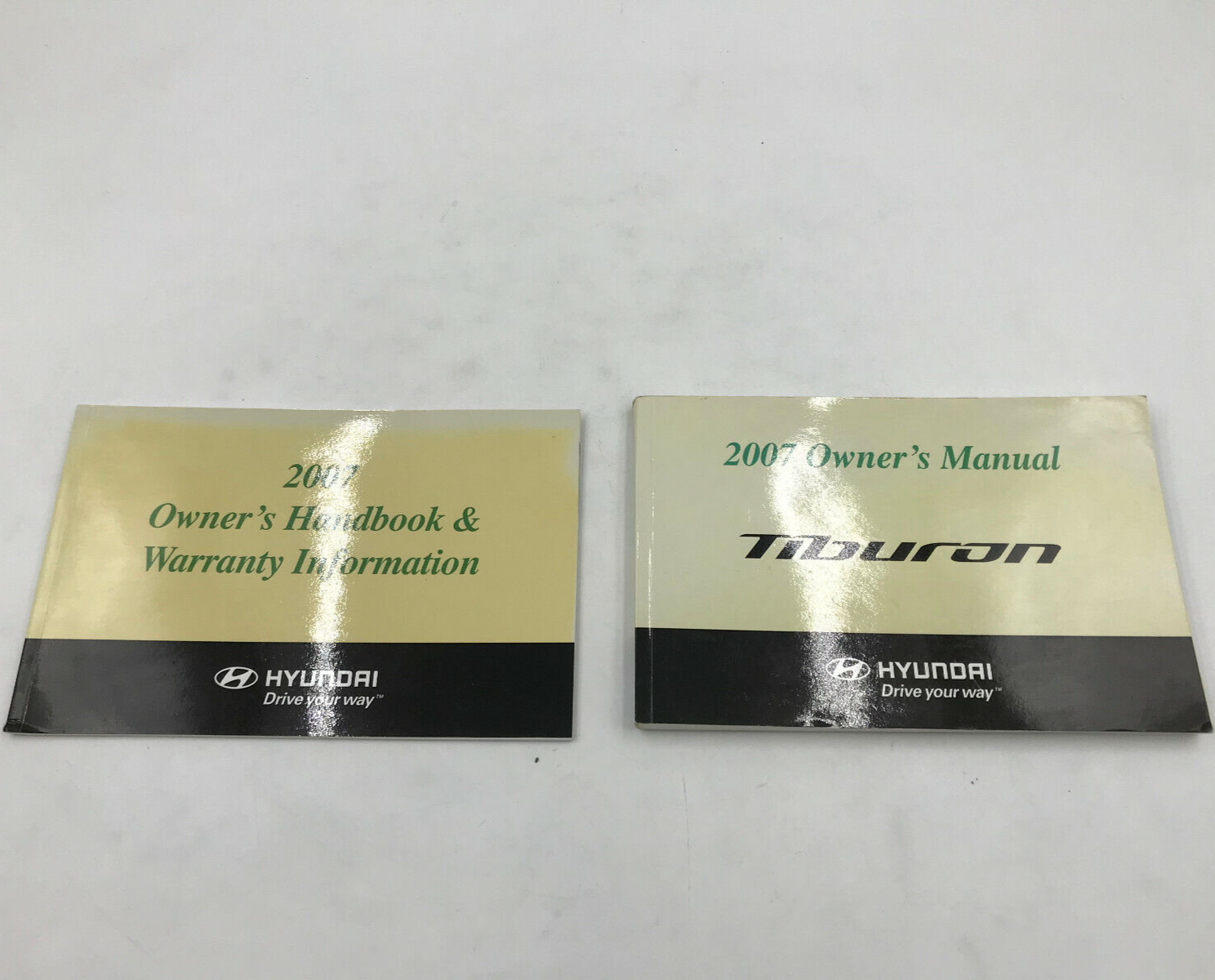 2007 Hyundai Tiburon Owners Manual Set OEM A04B27027