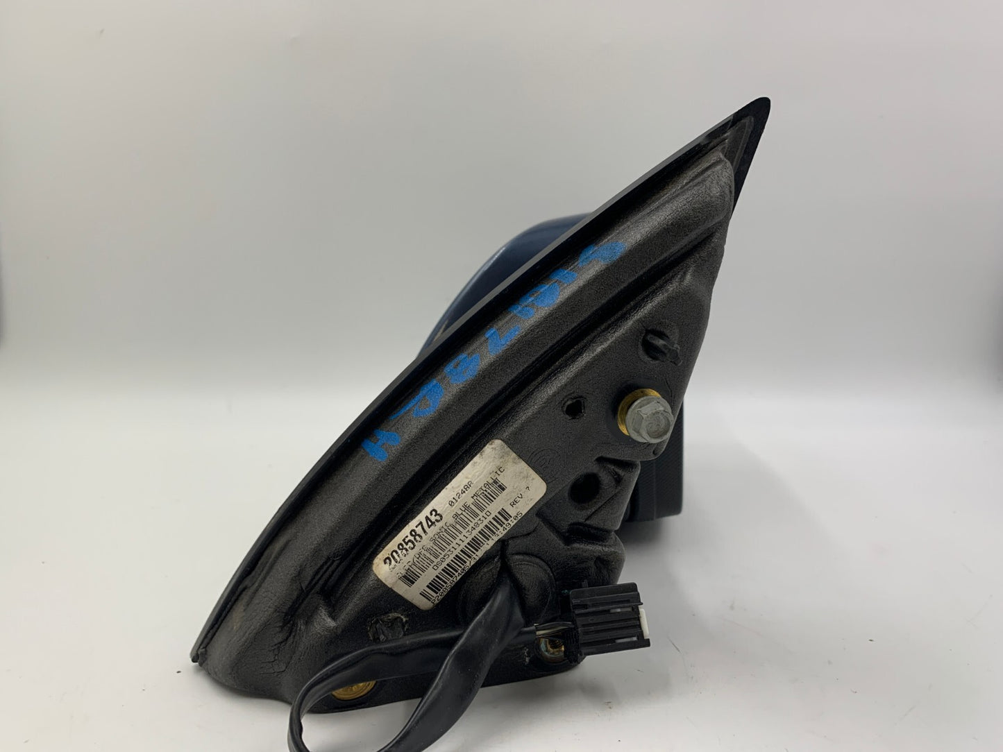 2010-2011 Chevrolet Equinox Passenger Side Power Door Mirror Blue OEM