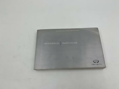 2013 Infiniti QX Owners Manual Set with Case OEM B04B14022