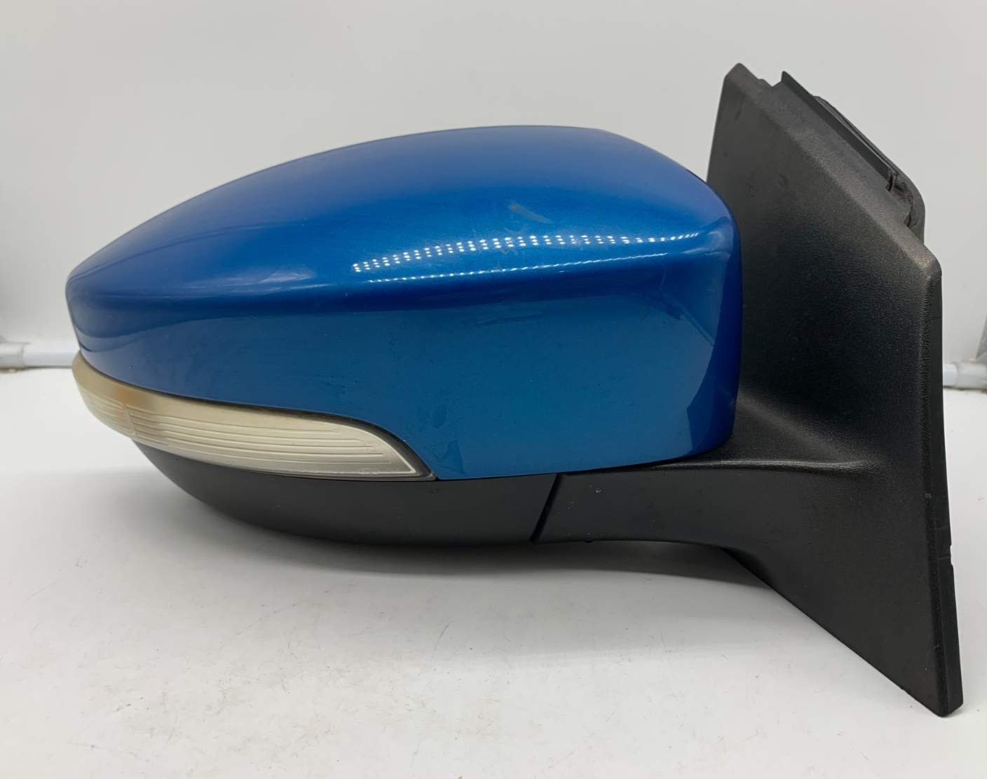 2012-2014 Ford Focus Passenger Side View Power Door Mirror Blue Candy OEM