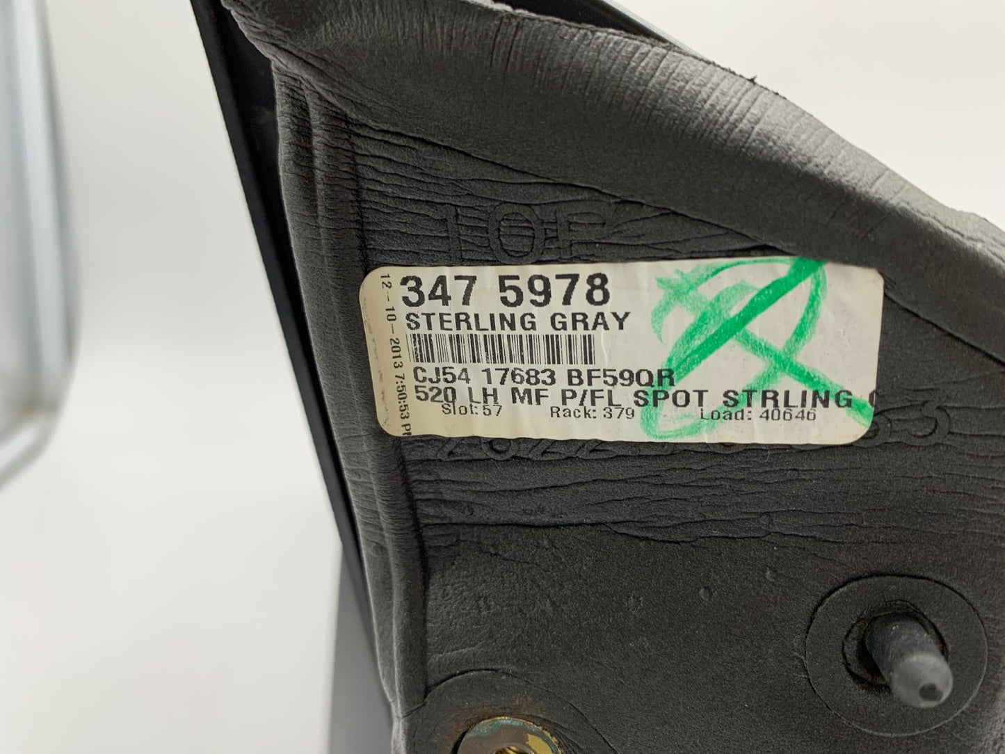 2013-2016 Ford Escape Driver Side View Power Door Mirror Gray OEM C01B01003