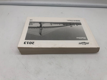 2013 Chevrolet Malibu Owners Manual OEM A03B35053