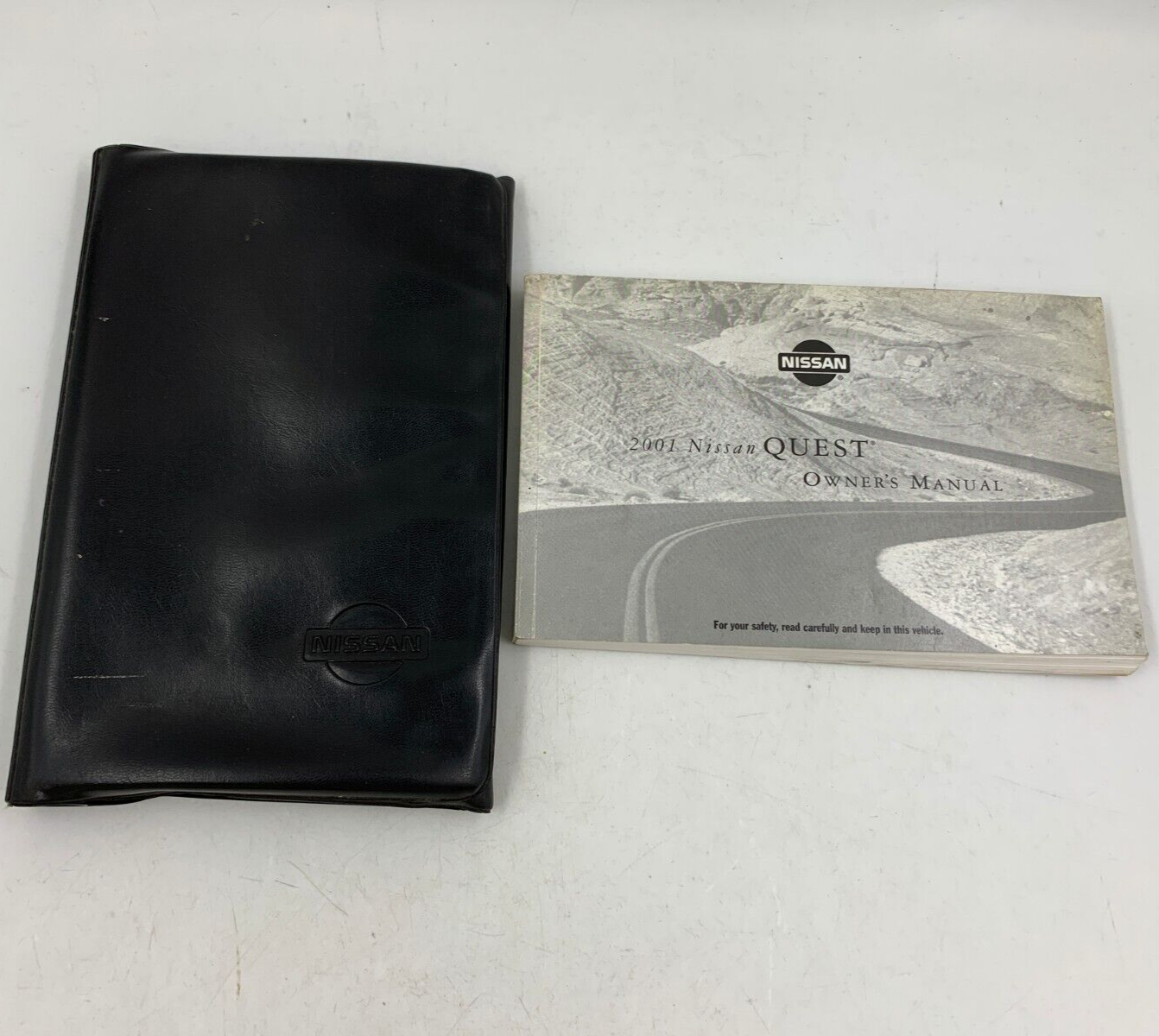 2001 Nissan Quest Owners Manual with Case OEM A01B23011