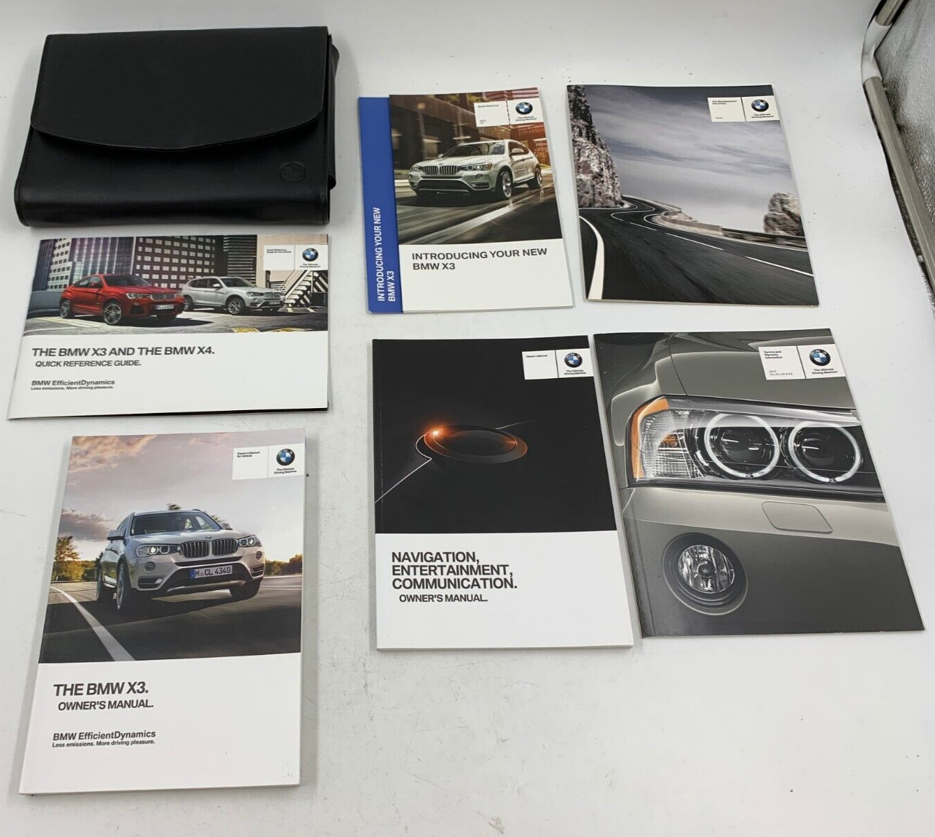 2013 BMW X3 Owners Manual Set with Case OEM C03B50010