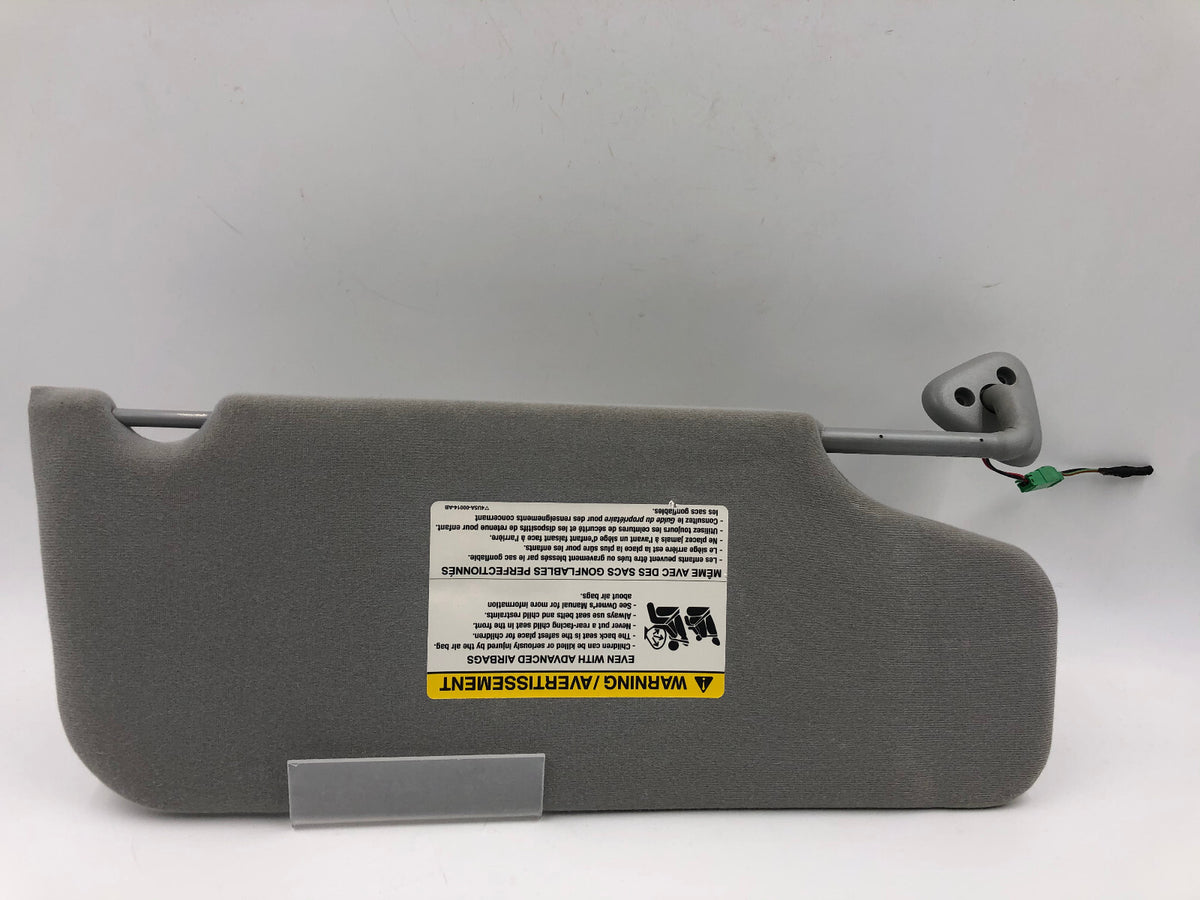2005-2007 Ford Freestyle Driver Sun Visor Gray Illuminated OEM D04B28004