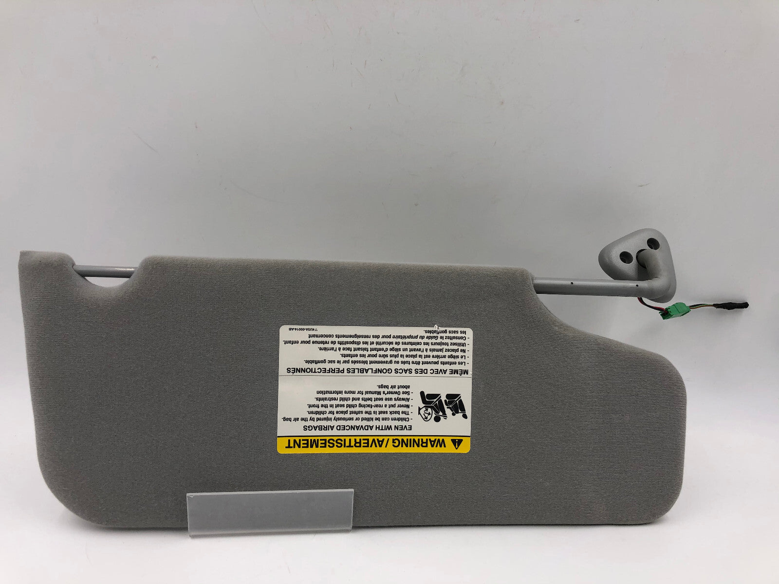 2005-2007 Ford Freestyle Driver Sun Visor Gray Illuminated OEM D04B28004