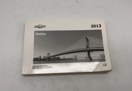 2013 Chevrolet Malibu Owners Manual OEM B02B49003