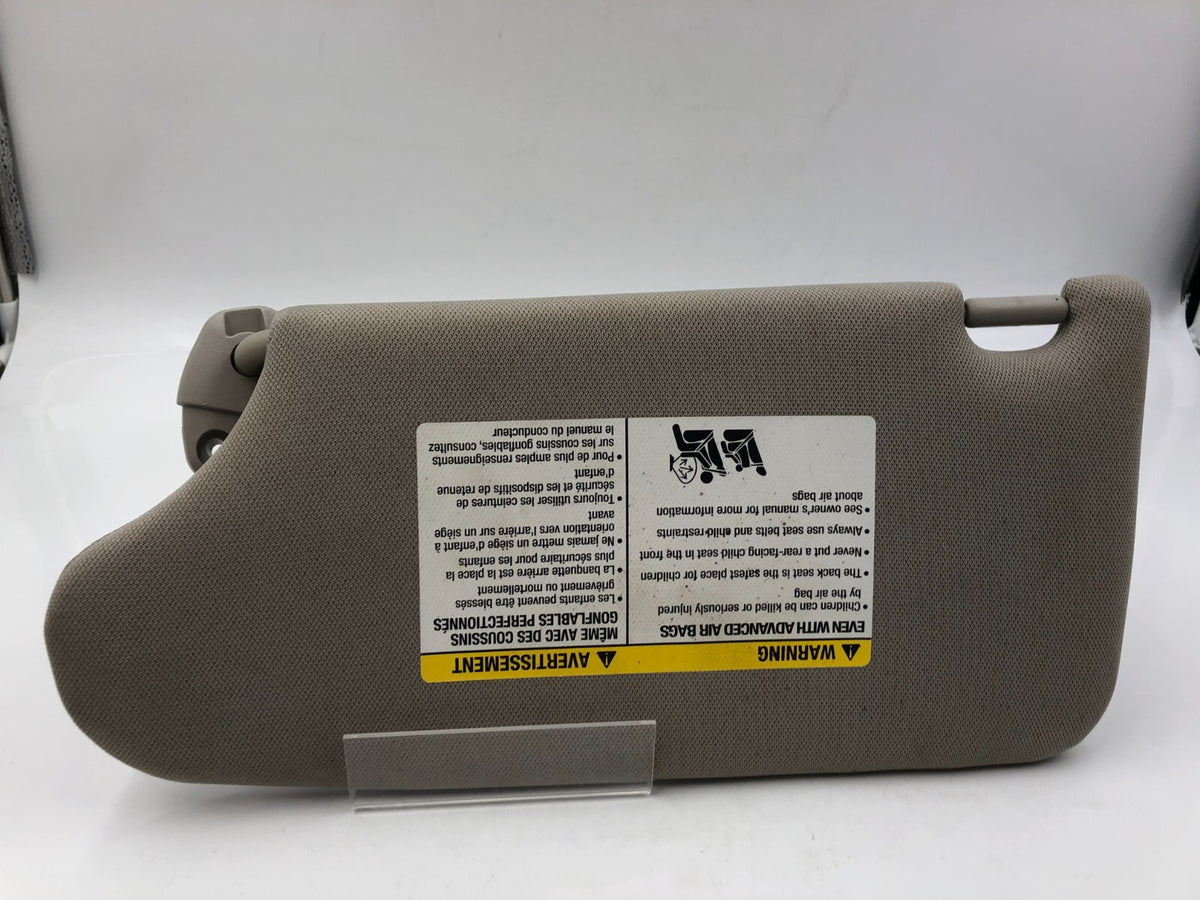 2013-2018 Nissan Altima Passenger Sun Visor Sunvisor Gray Illumination D01B09009