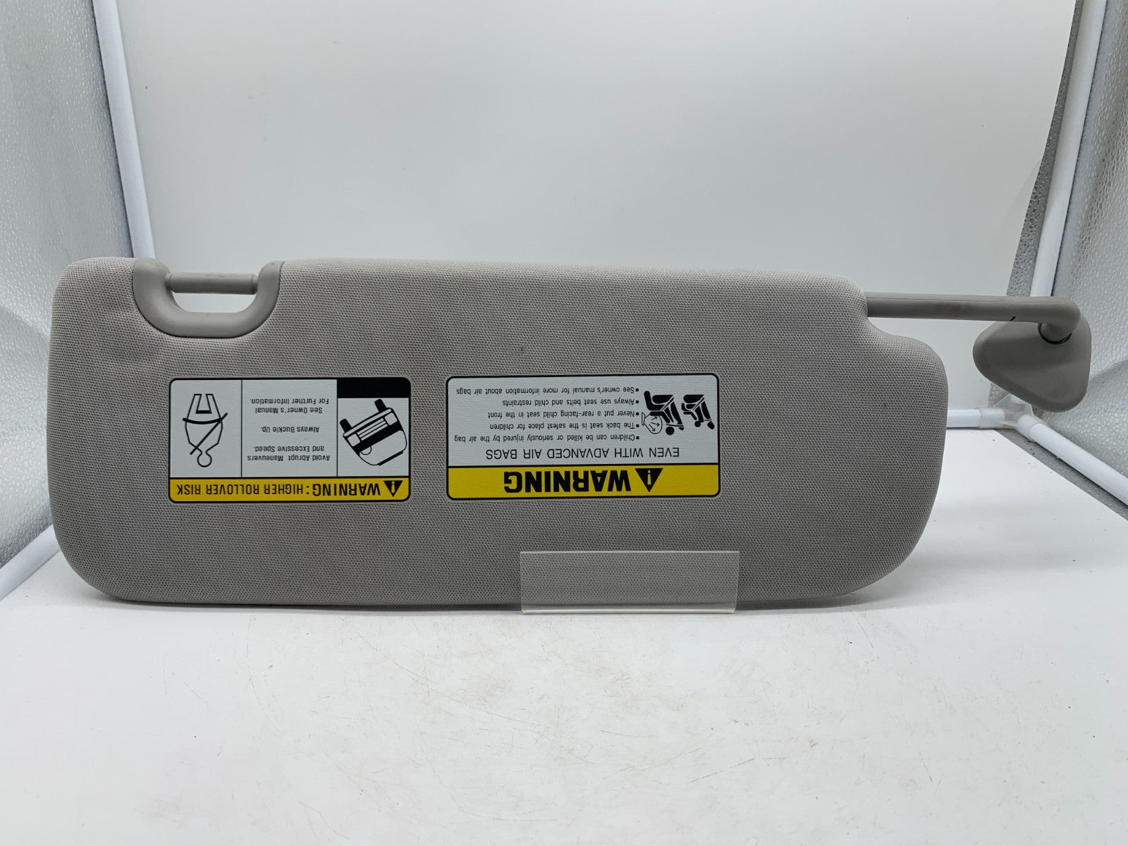 2011-2015 Hyundai Sonata Driver Sun Visor Gray Illuminated OEM A02B48073