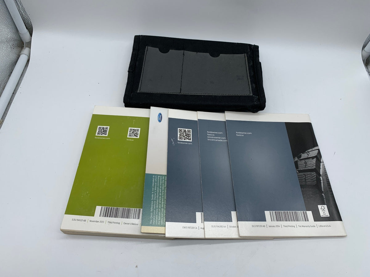 2014 Ford Escape Owners Manual Set with Case OEM R01B14025