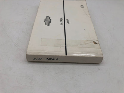 2007 Chevrolet Impala Owners Manual OEM A01B24014