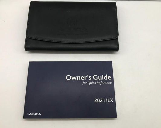 2021 Acura ILX Owners Manual Set with Leather Case OEM D01B56059