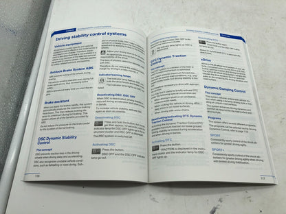 2013 BMW 3 Series Owners Manual Set with Case OEM D03B08008