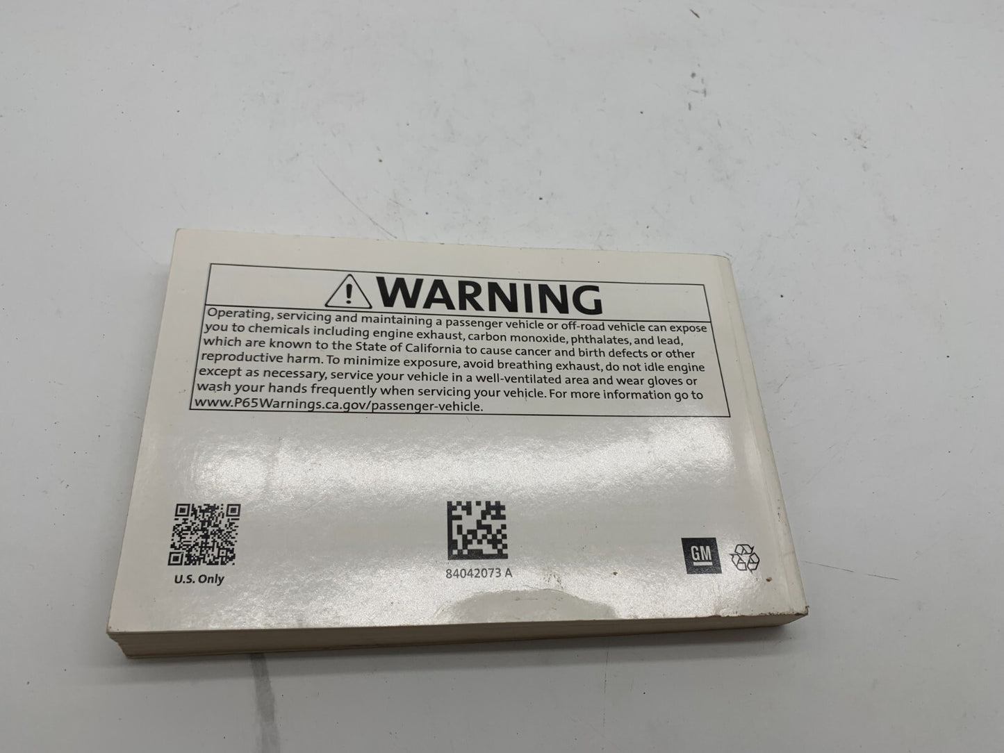 2018 Chevrolet Cruze Owners Manual OEM E03B02031