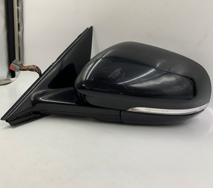 2010-2015 Jaguar XF Driver Side View Power Door Mirror Black BSA OEM A02B46041