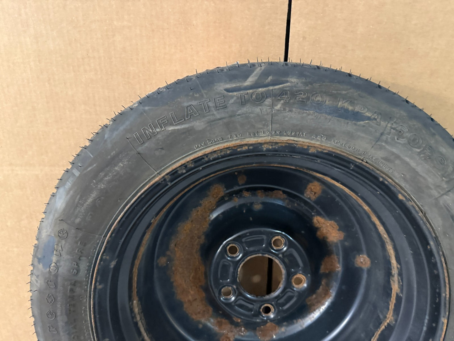 2012-2020 Dodge Grand Caravan 17" Spare Tire Donut Compact Wheel T145/80R17 OEM