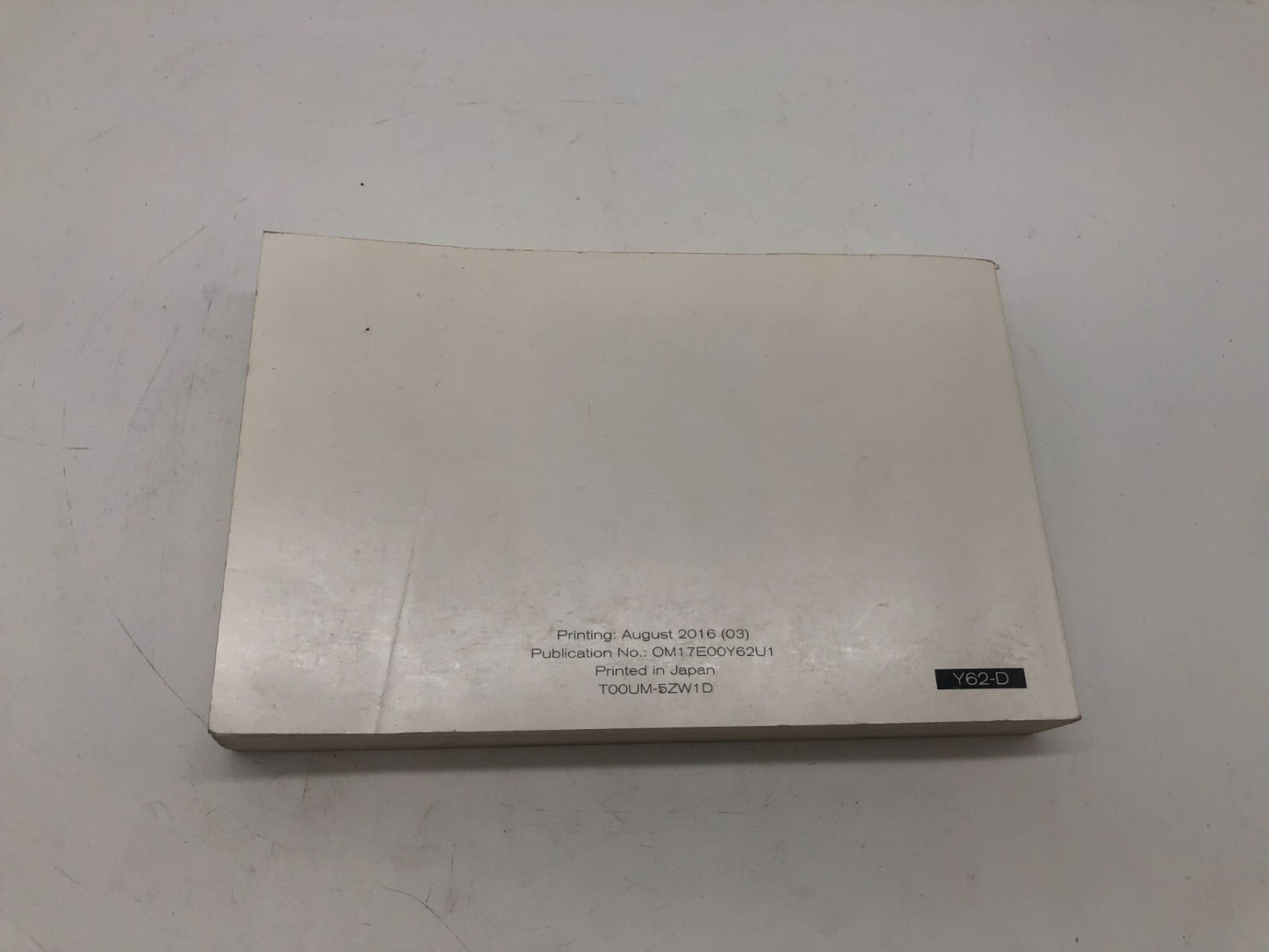 2017 Nissan Armada Sedan Owners Manual OEM A02B33006