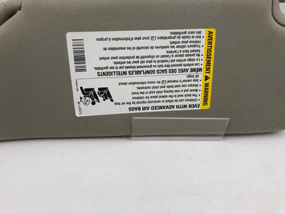 2010-2011 Chevrolet HHR Passenger Sun Visor Gray Illumination OEM D03B53059