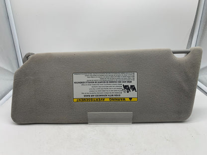 2002-2006 Toyota Camry Passenger Sun Visor Gray OEM A04B29006