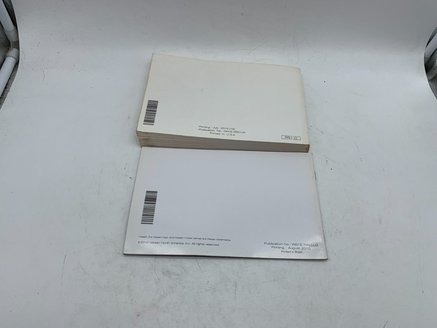 2011 Nissan Pathfinder Owners Manual Set with Case OEM B03B51009