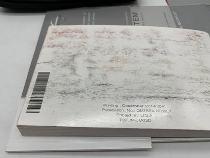 2015 Nissan Rogue Owners Manual Set with Case OEM D03B05023