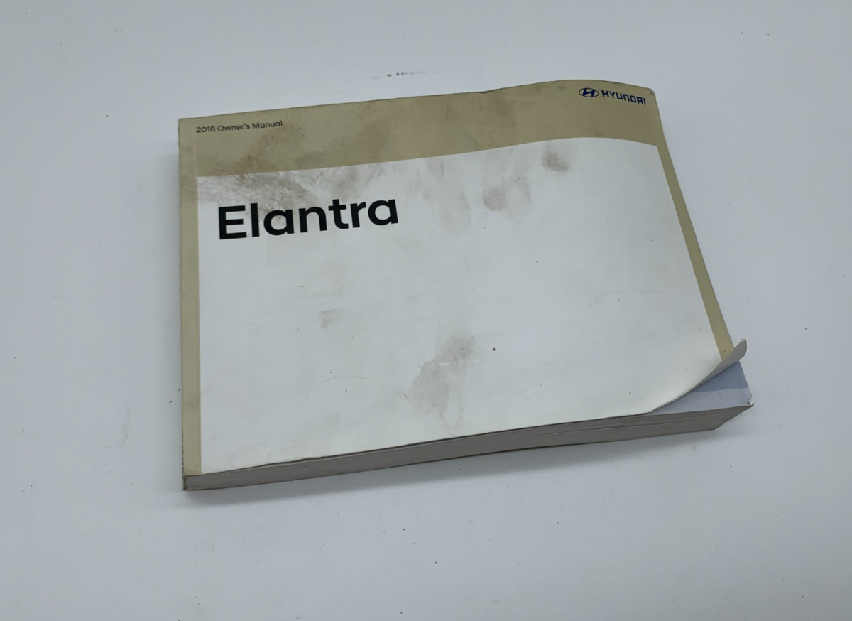 2018 Hyundai Elantra Owners Manual OEM B02B16009