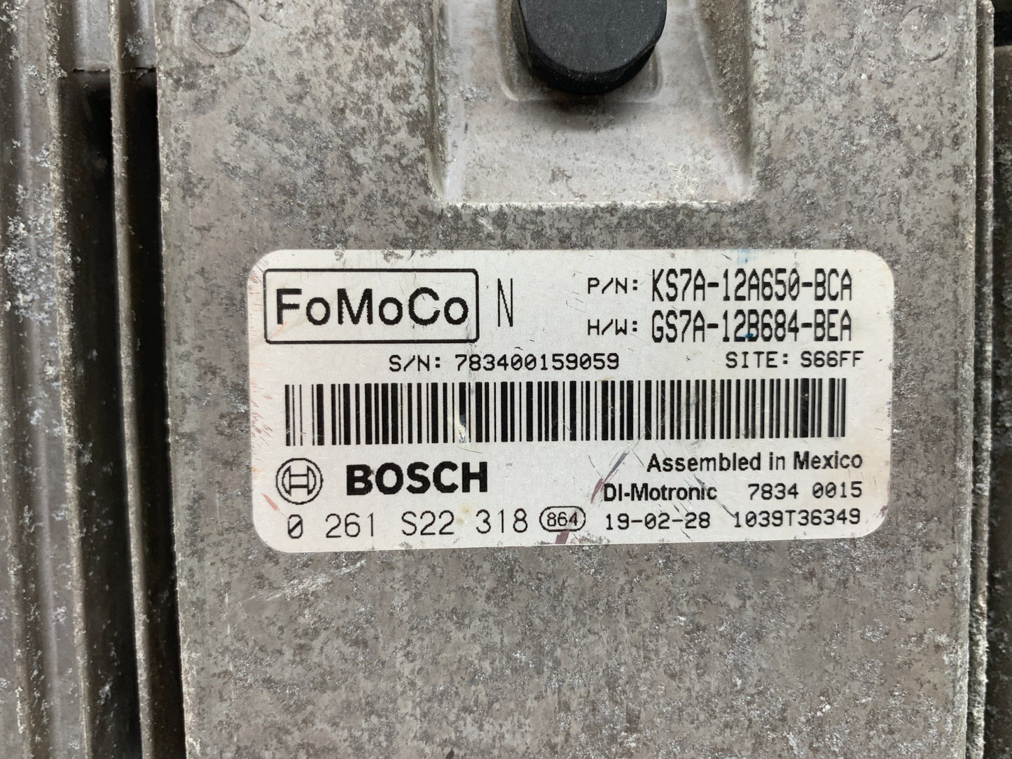 2017-2019 Ford Fusion Engine Control Module Unit ECU ECM OEM D01B17004