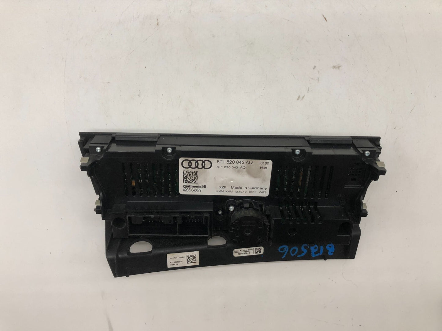 2010-2012 Audi S4 AC Heater Climate Control Unit OEM B04B27006