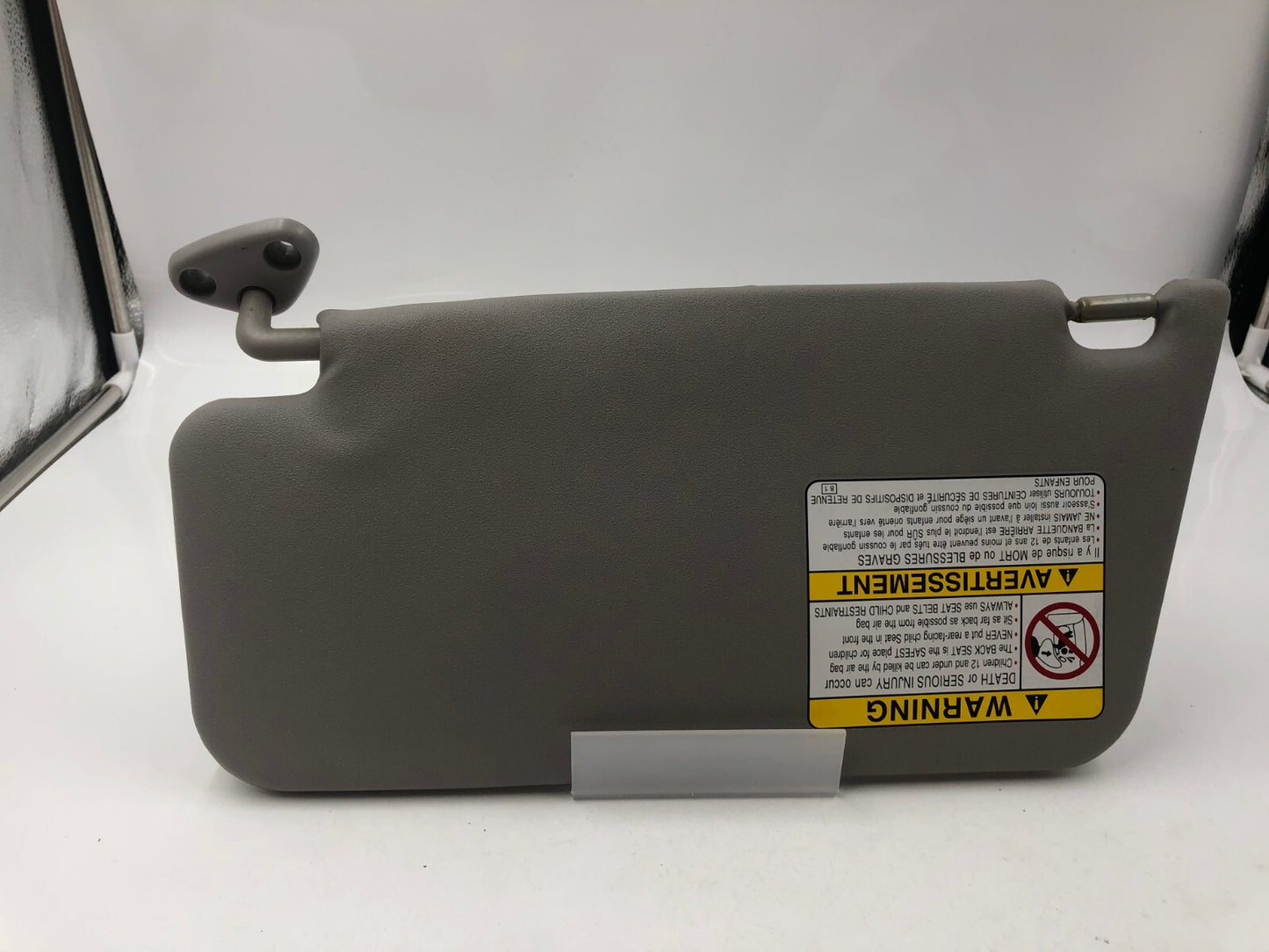 2001-2002 Subaru Forester Passenger Sun Visor Gray OEM C03B06055