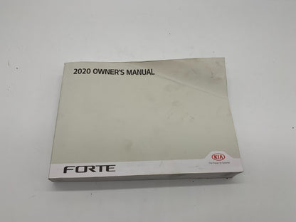 2020 Kia Forte Owners Manual Set OEM A02B54004