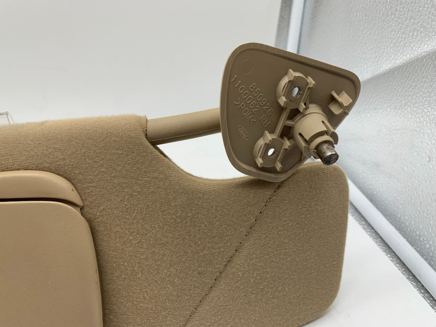 2005-2011 Ford Mustang Passenger Sun Visor Beige OEM A03B40002