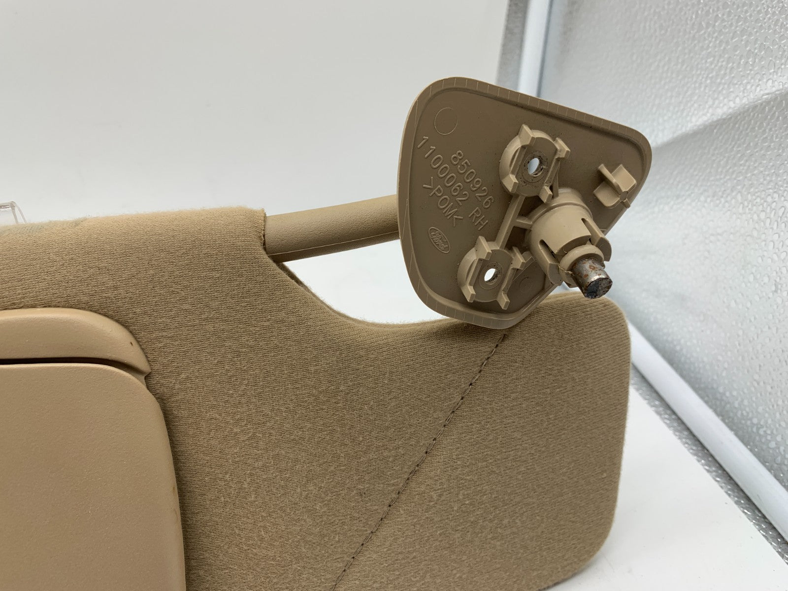 2005-2011 Ford Mustang Passenger Sun Visor Beige OEM A03B40002