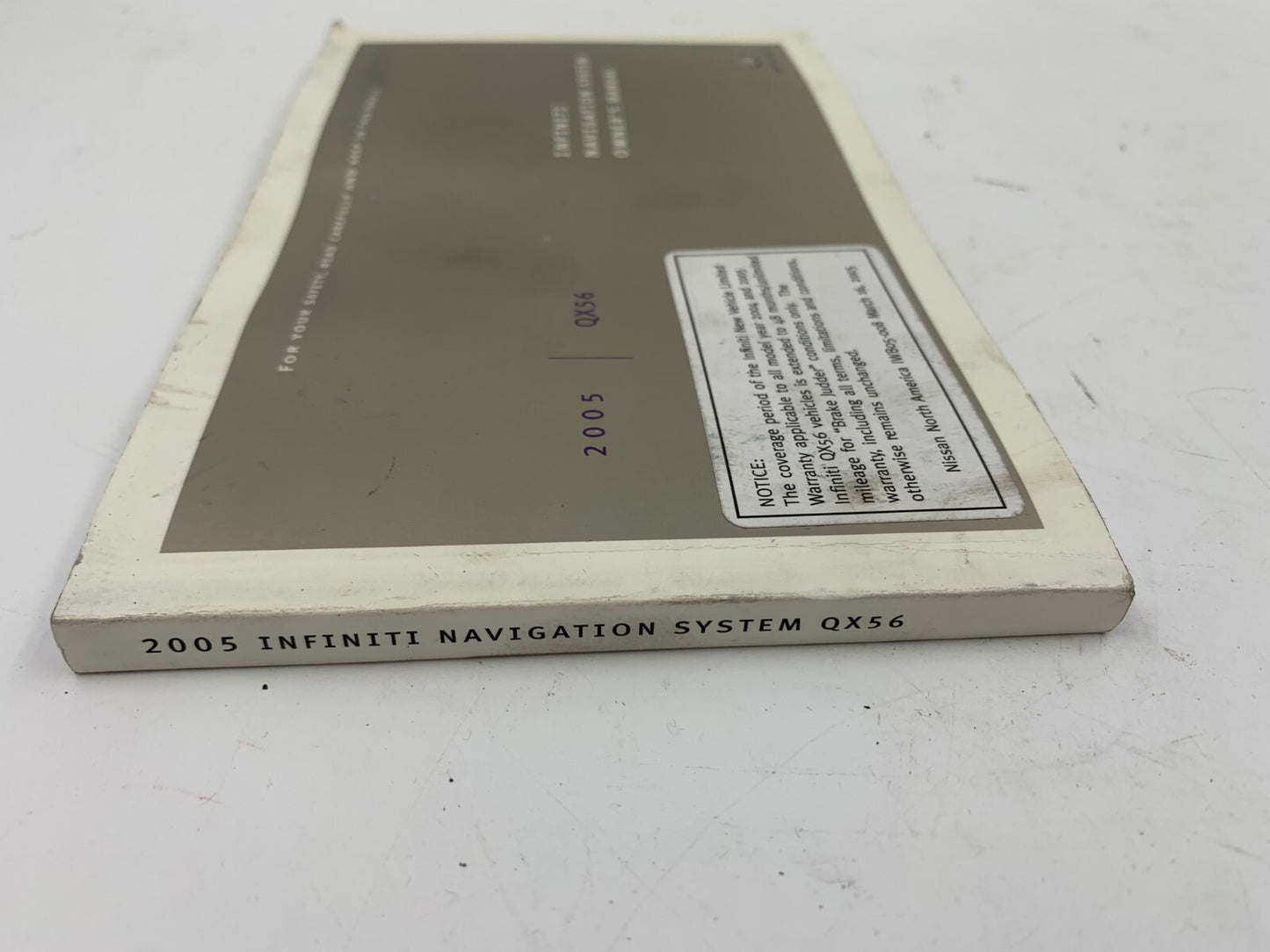 2005 Infiniti QX56 Owners Manual OEM A03B12057