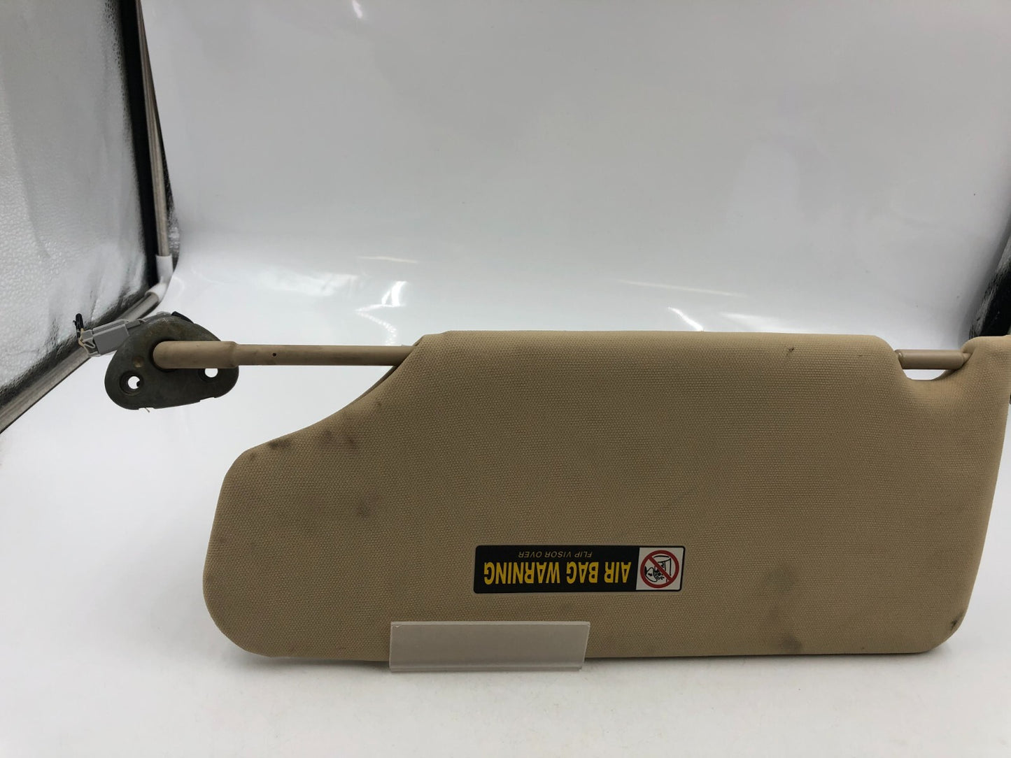 2004-2008 Acura TL Passenger Sun Visor Tan Illuminated OEM D01B28026