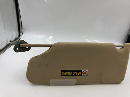 2004-2008 Acura TL Passenger Sun Visor Tan Illuminated OEM D01B28026