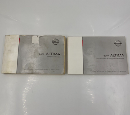 2007 Nissan Altima Sedan Owners Manual Set OEM D03B45082