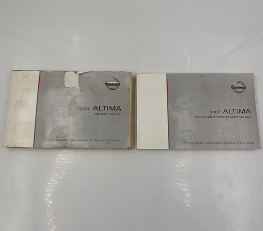2007 Nissan Altima Sedan Owners Manual Set OEM D03B45082