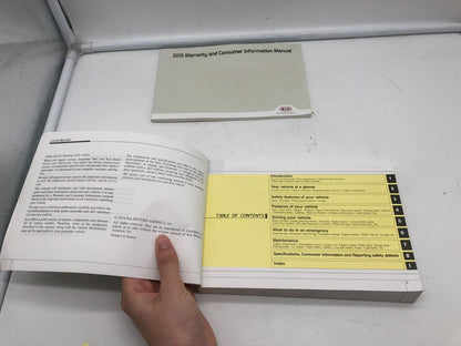 2015 Kia Soul Owners Manual Set OEM D03B61009