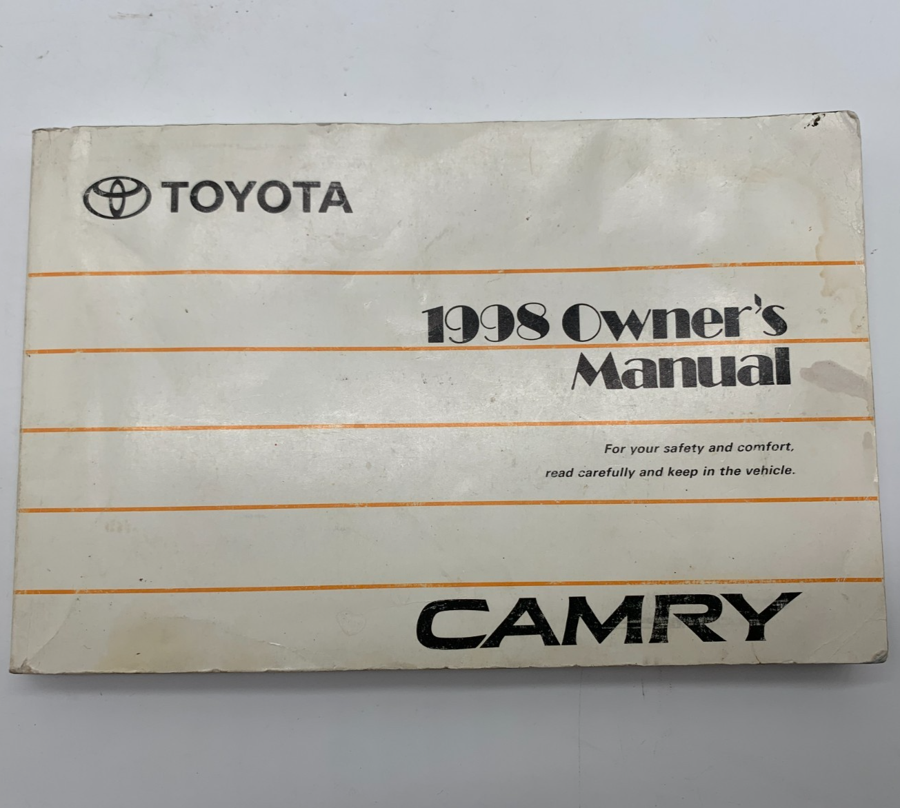 1998 Toyota Camry Owners Manual OEM C04B63001