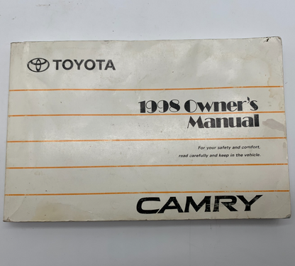 1998 Toyota Camry Owners Manual OEM C04B63001