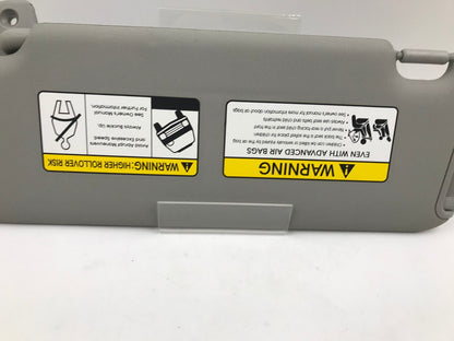 2011-2016 Kia Sportage Passenger Sun Visor Gray OEM C04B57013