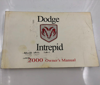 2000 Dodge Intrepid Owners Manual OEM D01B46086