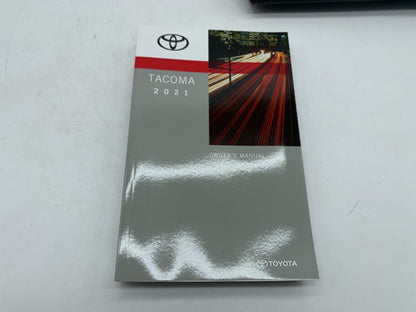 2021 Toyota Tacoma Owners Manual Set with Case OEM D03B70007