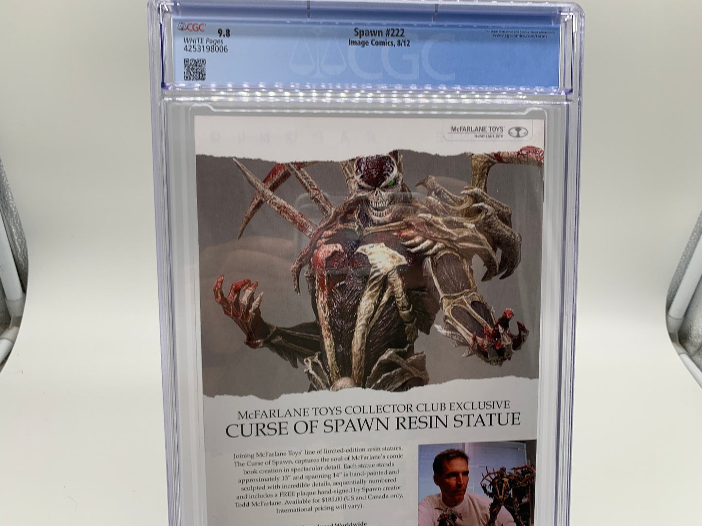 Spawn #222 CGC 9.8 ASM #316 Homage Cover Todd McFarlane