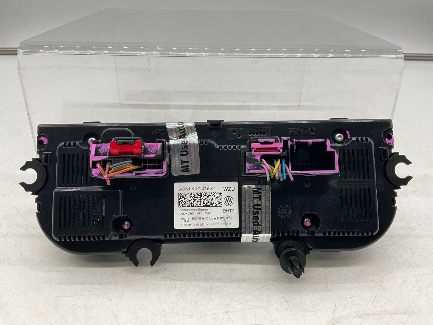 2017-2019 Volkswagen Golf AC Heater Climate Control Temperature Unit D01B28017