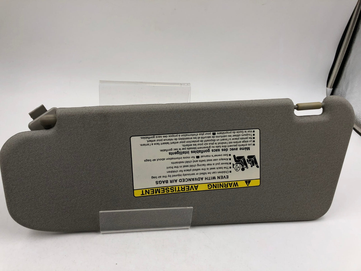 2006-2011 Chevrolet Aveo Passenger Sun Visor Sunvisor Gray OEM C01B15001