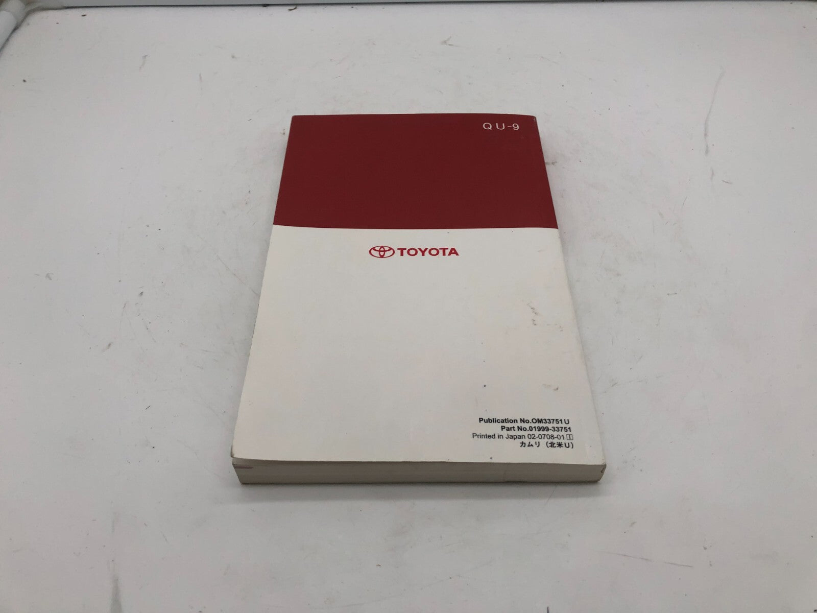2008 Toyota Camry Owners Manual OEM A03B26006